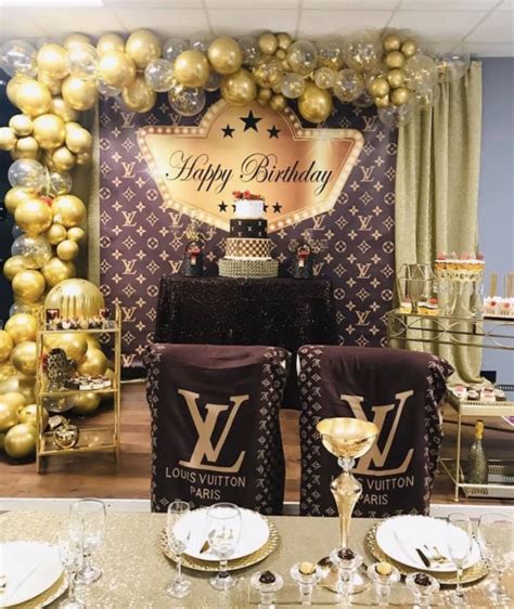 louis vuitton birthday party ideas.